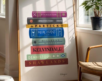 Book Stack Prints