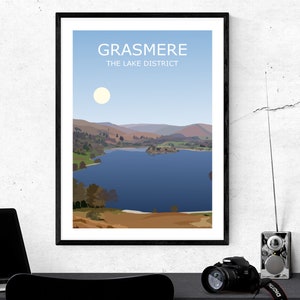 Grasmere Kunstdruck, Seenplatte Landschaft, Nationalpark, Cuebria, Landschaft, Landschaft, Landschaft, Natur, Natur, Landschaft, Landschaft, Landschaft, Landschaft