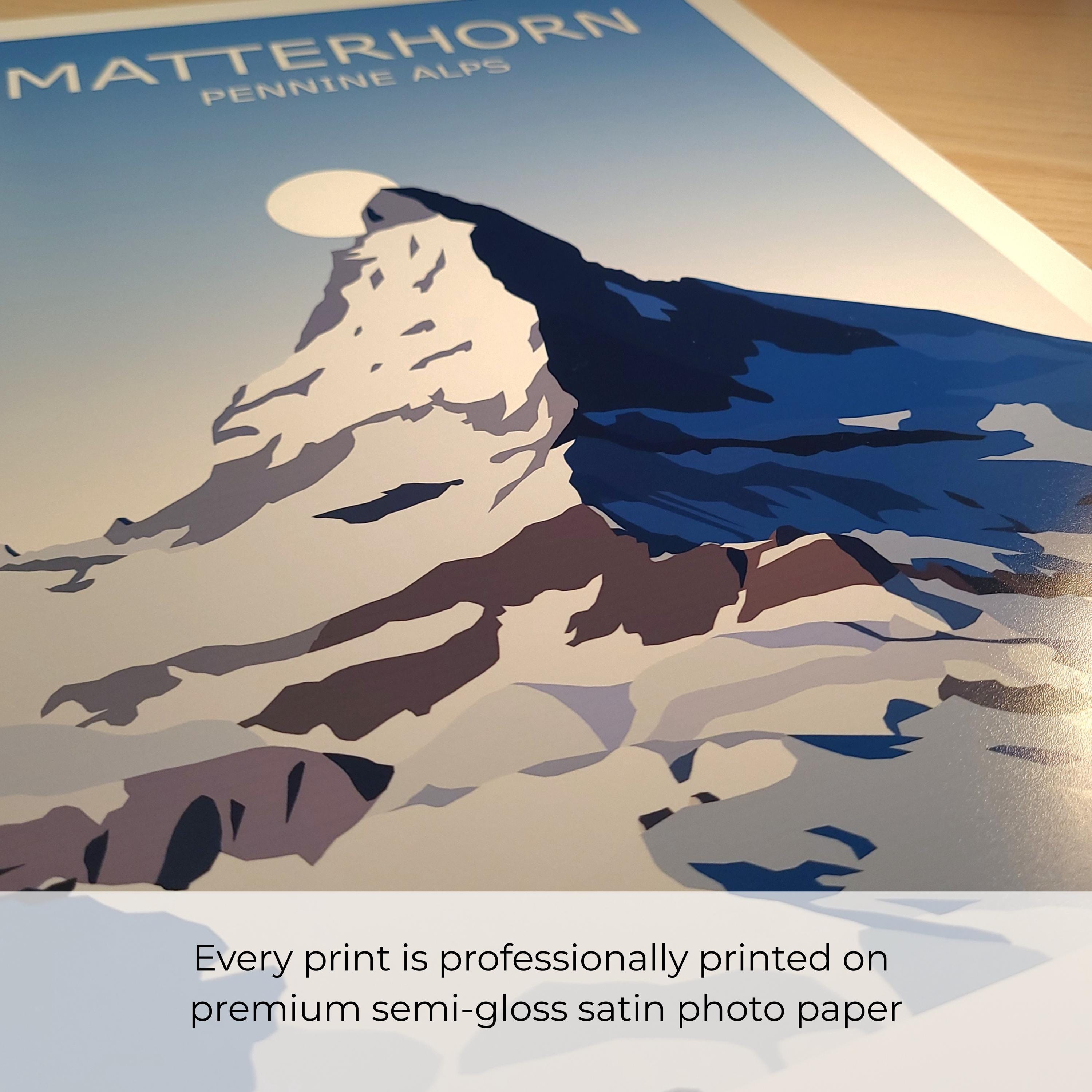 The Seven Summits Set of 7 Art Prints - Everest, Aconcagua, Denali