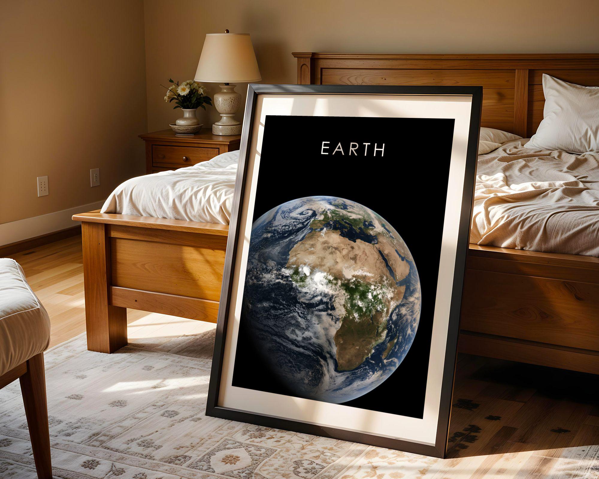 Solar System Art Prints - Full Set of 8 Planets, Space Themed Home ...