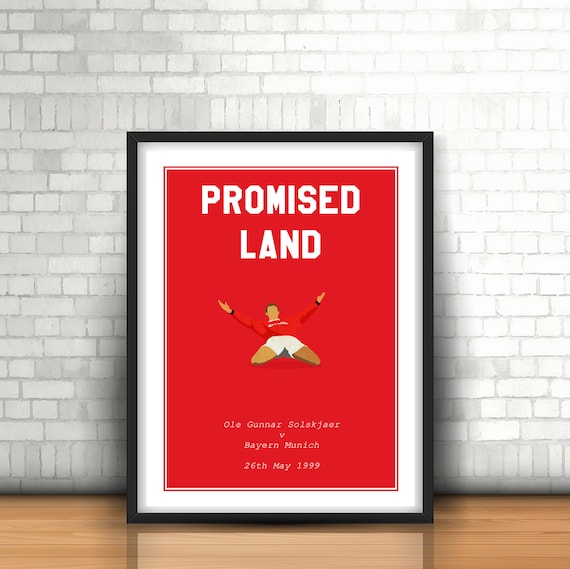 Ole Gunnar Solskjaer Minimalist Manchester United Art Print Etsy