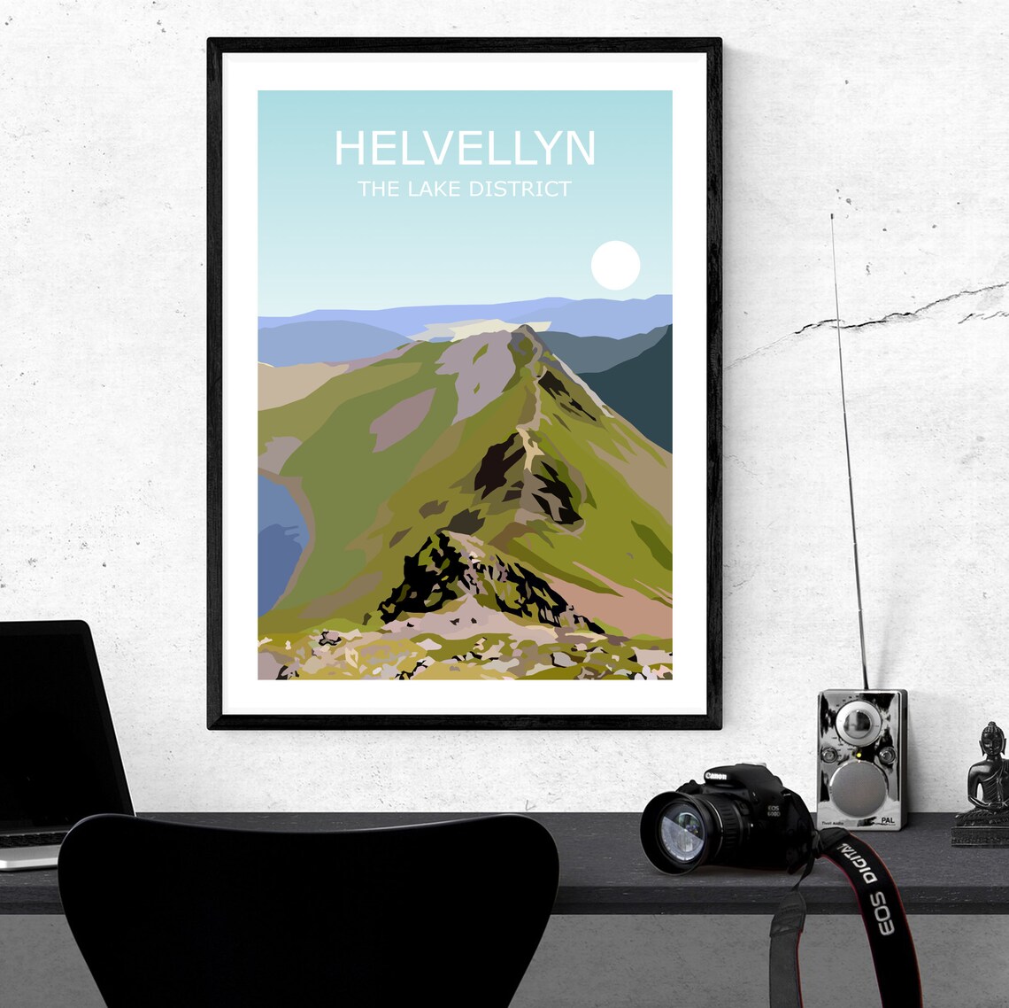 The Lake District Set Of 7 Art Prints Famous Fells Helvellyn Scafell the-lake-district-set-of-7-art-prints-famous-fells-helvellyn-scafell
