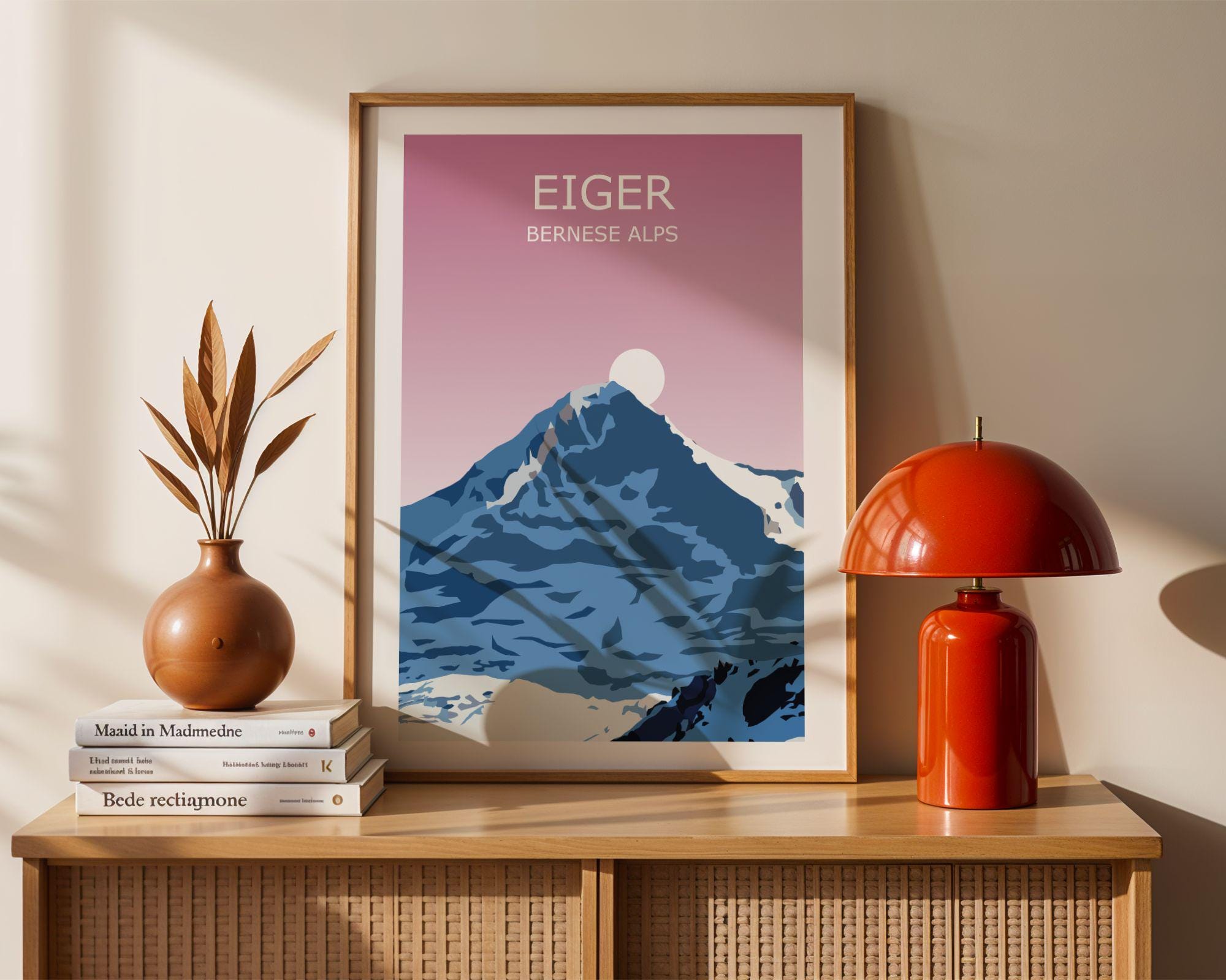 The Alpine Big Three - Set of 3 Art Prints - Mont Blanc