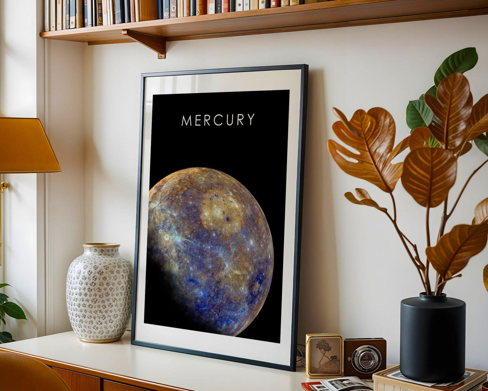 Solar System Art Prints - Full Set of 8 Planets, Space Themed Home ...