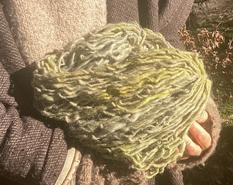 Merino wool hand-spun vegetable dyed