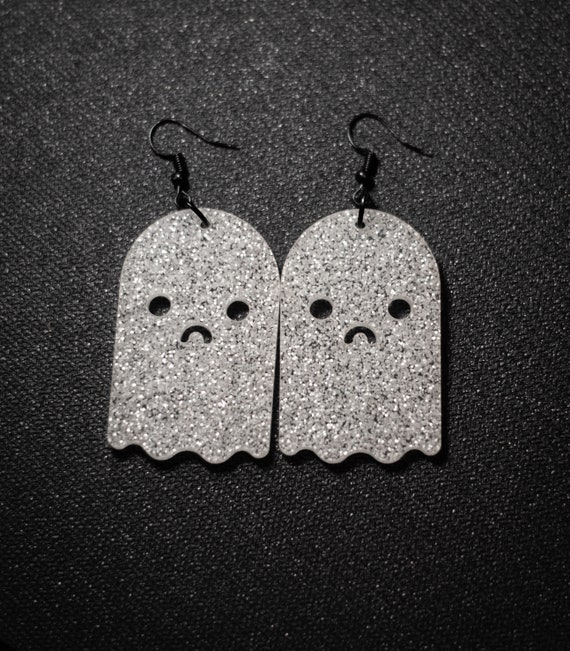 Sad ghosts earrings