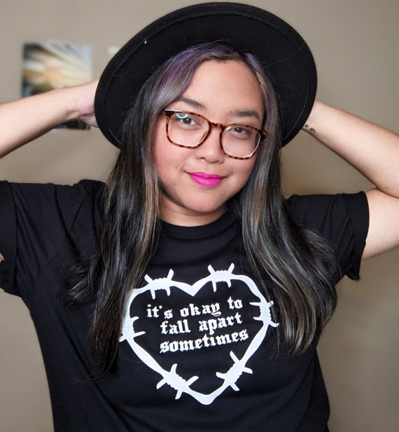 It's okay to fall apart tshirt