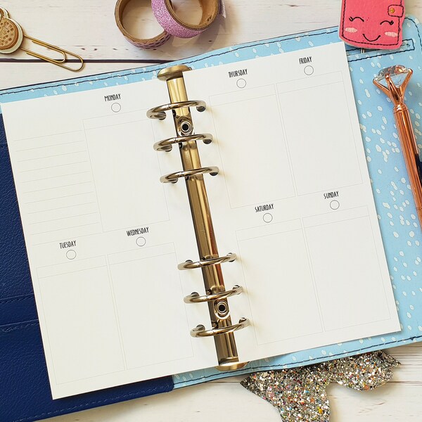 BUDGET Tracker A5 Personal Planner Insert Refill - Bills & Finance Pages For Filofax Style Ring Binders