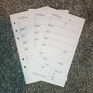 PRINTED Slimming world personal size  planner insert kikkik Filofax diet weight loss