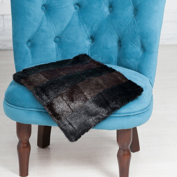 Faux Fur Chair Throw Etsy