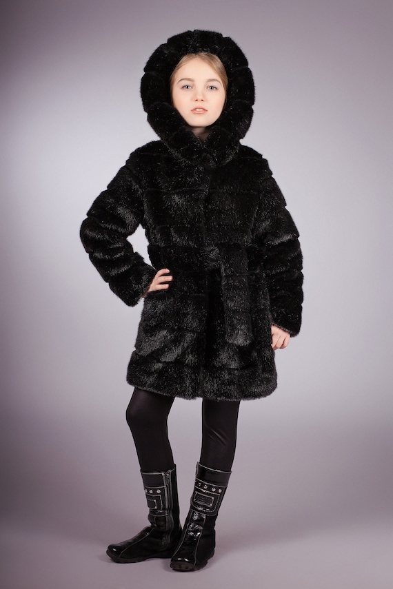 Kids Coat. Fur Kids Coat. Winter Kids Coat. Gift for Children. - Etsy