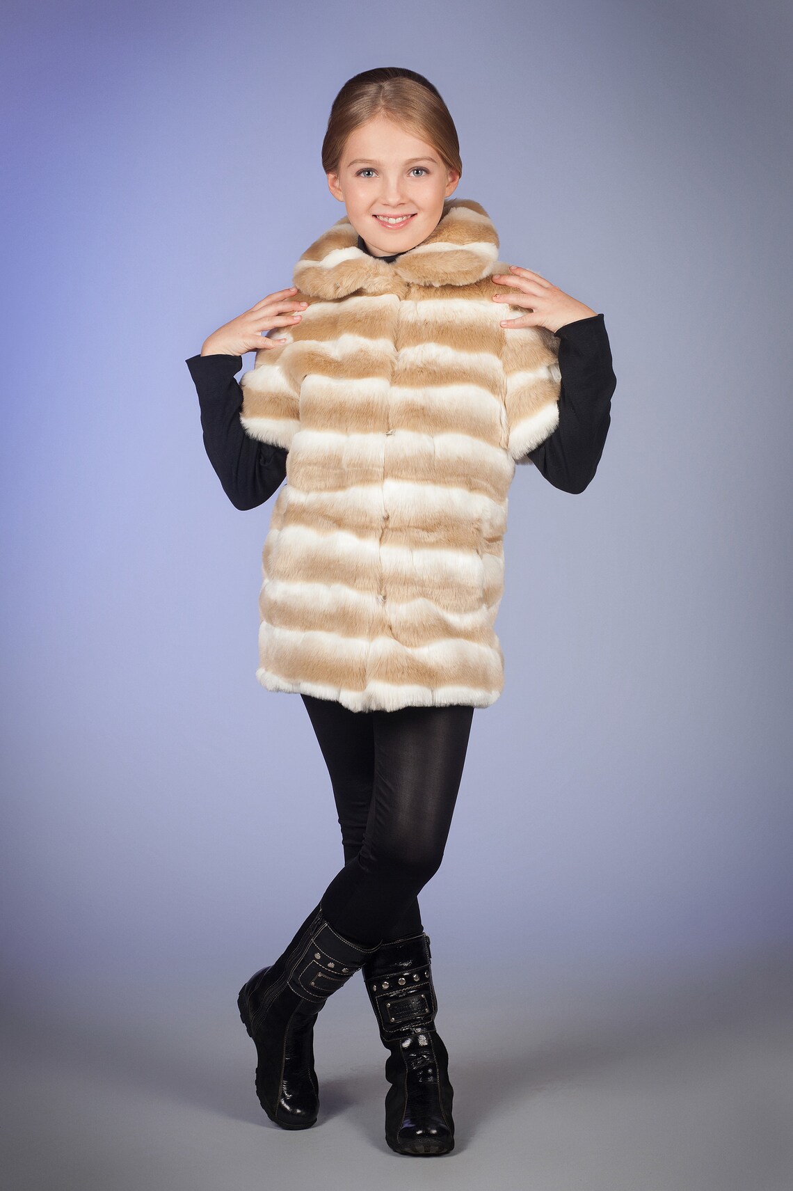 Kids Jacket. Fur Kids Jacket. Winter Kids Jackets. Gift for Etsy