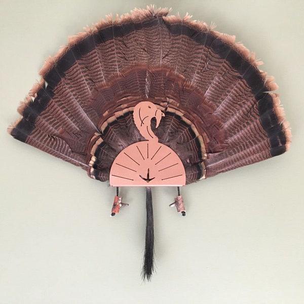 Turkey Fan Mount Etsy