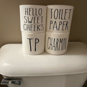 Rae Dunn inspired Toilet Paper!! Perfect to add to your collection!! Funny, perfect gift for the collector who has it all!!