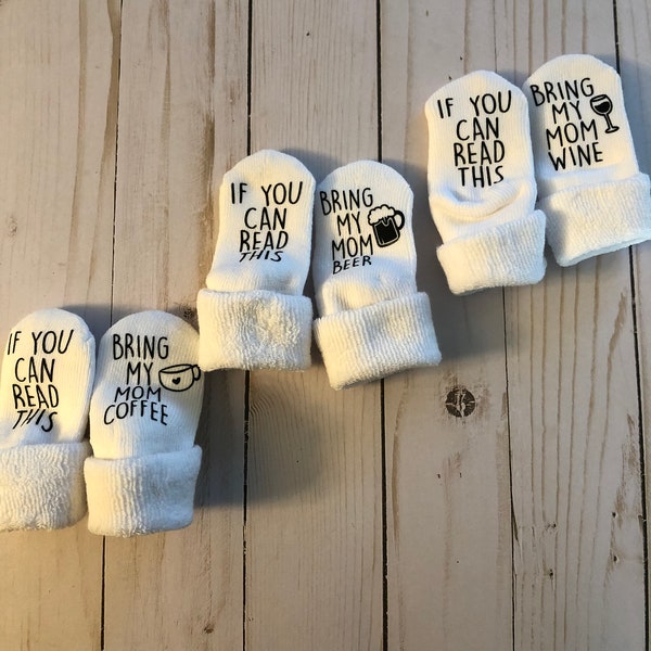 Hilarious newborn baby socks!! Funny baby shower gift! Perfect for boys or girls!!