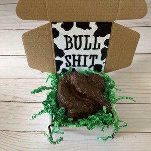 Bull Shit Box Solid Milk Chocolate Bull Shit Hilarious Perfect Gift for the Cow Lover ...