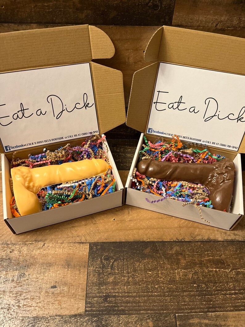 Hilarious Eat a Dick Chocolate Penis Perfect Gag Gift Etsy