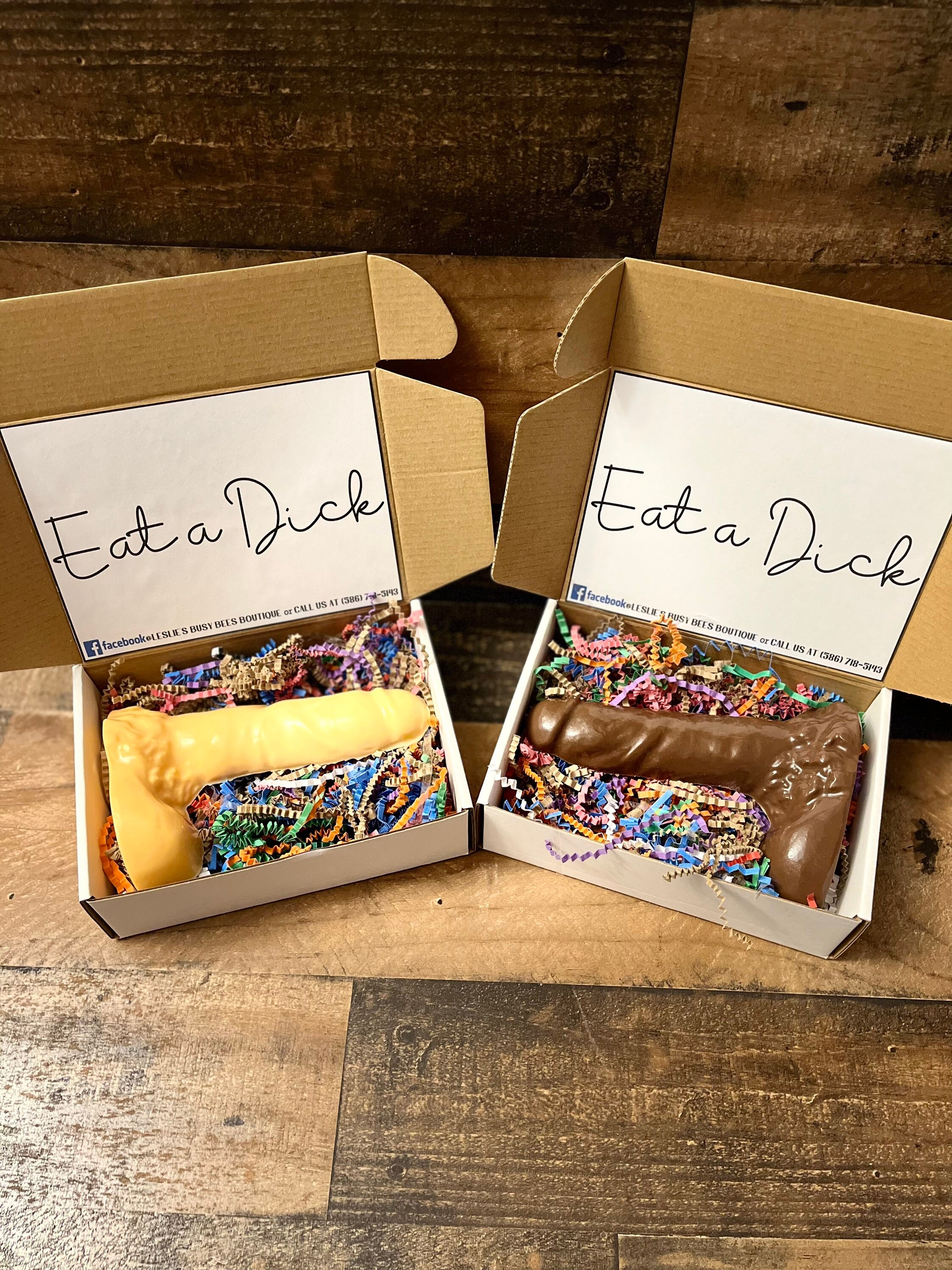 Hilarious Eat a Dick Chocolate Penis Perfect Gag Gift Etsy