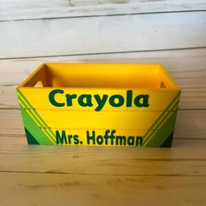 Handmade Crayon gnomes!! Perfect gift for your favorite teacher, or artist!! Personalized Box