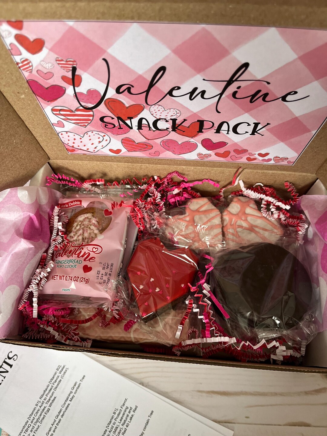 Snack Cake Box Delicious Valentine Snack Cake Box! an Assortment of Delicious Valentin ...