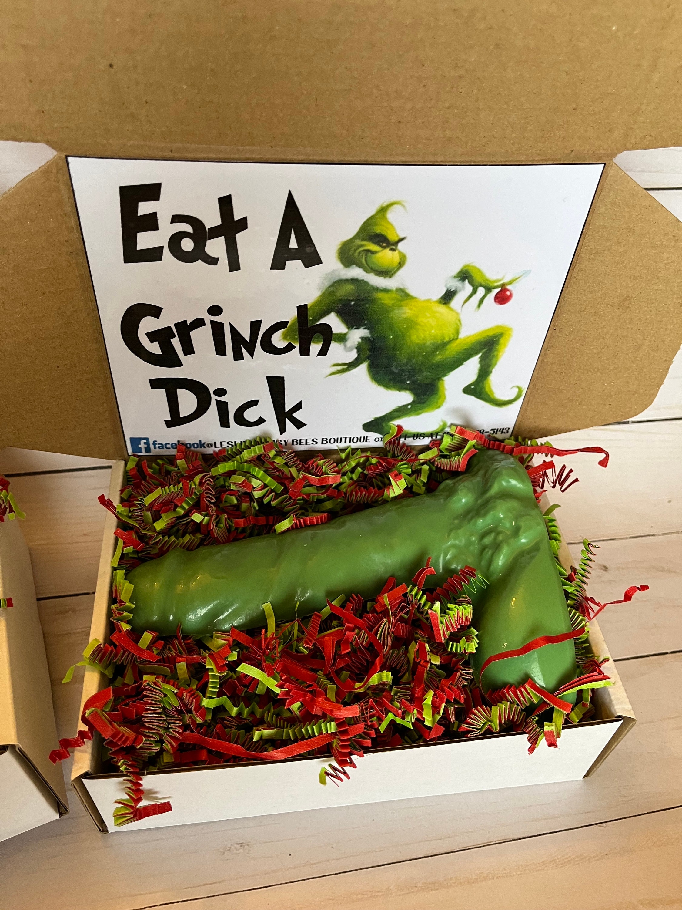 Hilarious Grinch Dick Chocolate Penis Perfect Gag Gift White hilarious-grinch-dick-chocolate-penis-perfect-gag-gift-white