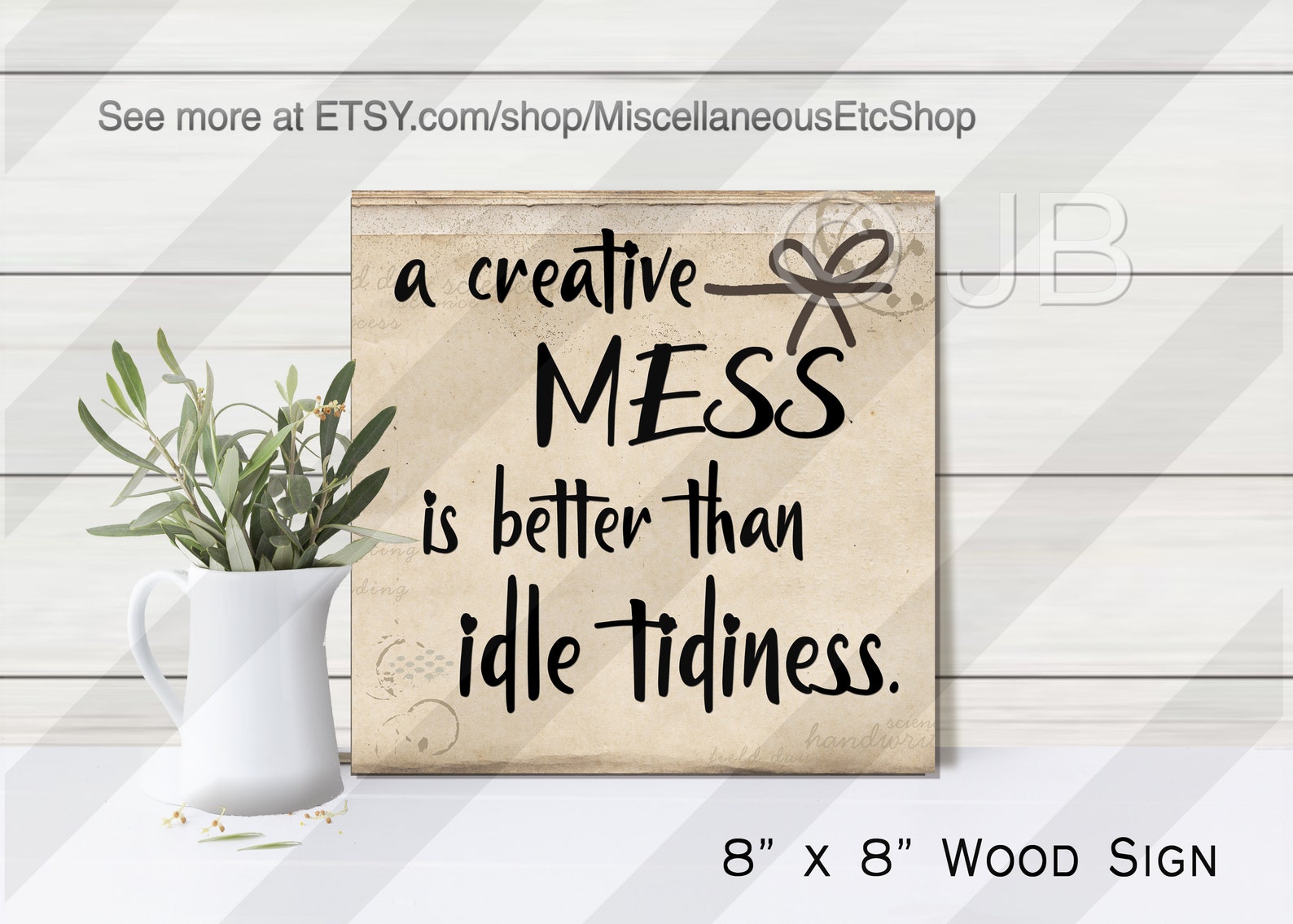 for tidiness for tidiness