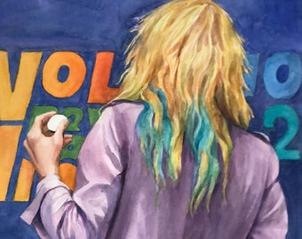 Women Artwork, Original Watercolor