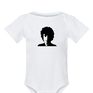 Bob The Poet Dylan Folk Music Baby Concert Fun Baby Onesie & Infant White Bodysuit