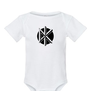 Dead Punk Kennedy Punk Rock n Roll Baby Onesie & Infant White Bodysuit