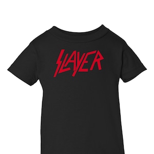 Slayer Thrash Speed Metal Rock & Roll Baby Toddler Black T-Shirt
