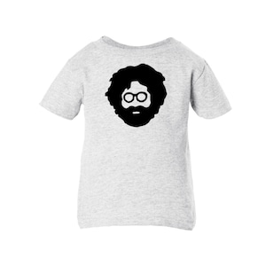 Jerry Wavy Gravy Garcia Baby Ash T-Shirt Grateful Dancing Dead Rock & Roll Romper Tee PJ Baby Clothes Shirt