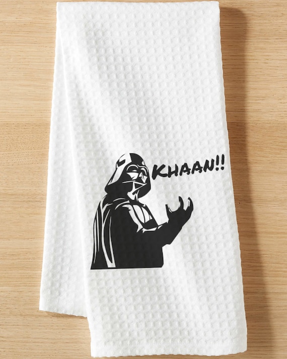Vader Khan Star Force Enterprise Funny Mashup Microfiber Dish