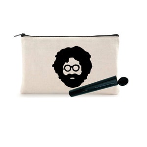 Jerry Wavy Gravy Garcia Stash Bag Zippered Pouch & Pop Top Smell Proof Tube Protector
