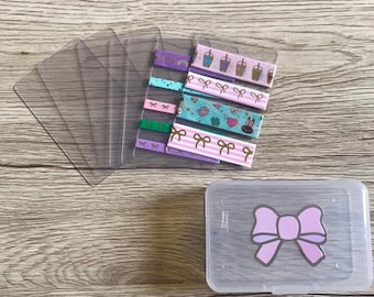 Washi card storage box kit- shown with Simply Gilded products as display only