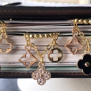 Clover planner charm, paperclip, bookmark