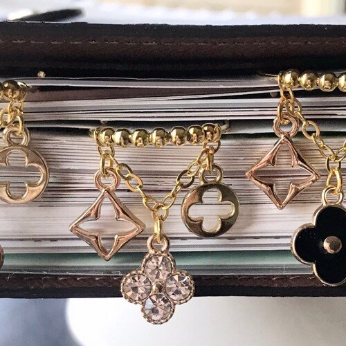 Clover planner charm, paperclip, bookmark