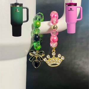 Tumbler charm for Stanley limited edition Wicked Elphaba and Glinda tumblers