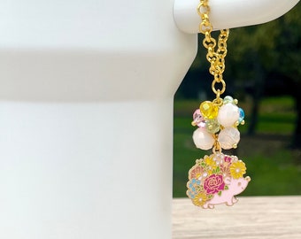 Spring Flowers- tumbler charm for Stanley, Yeti tumbler charms