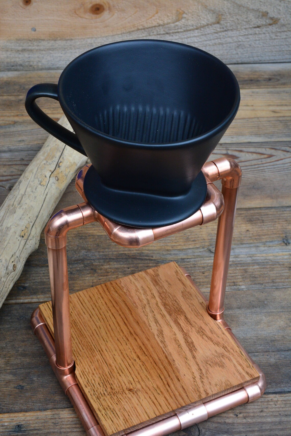 Copper Pour Over Coffee Maker Travel Mug Edition Etsy