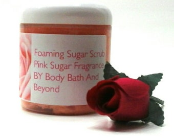 Whipped Foaming Sugar Scrub - Moisturizing Exfoliating Soap