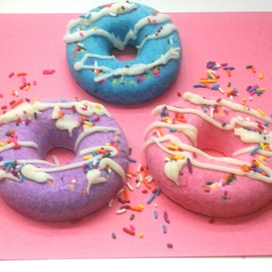 Bath Bomb Donut, Bath Bomb Doughnut, Bath Bomb, Bath Fizzy, Donut Bath Bomb, Doughnut Bath Bomb