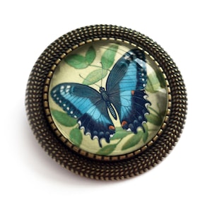 Swallowtail Butterfly Vintage Inspired Pin Brooch