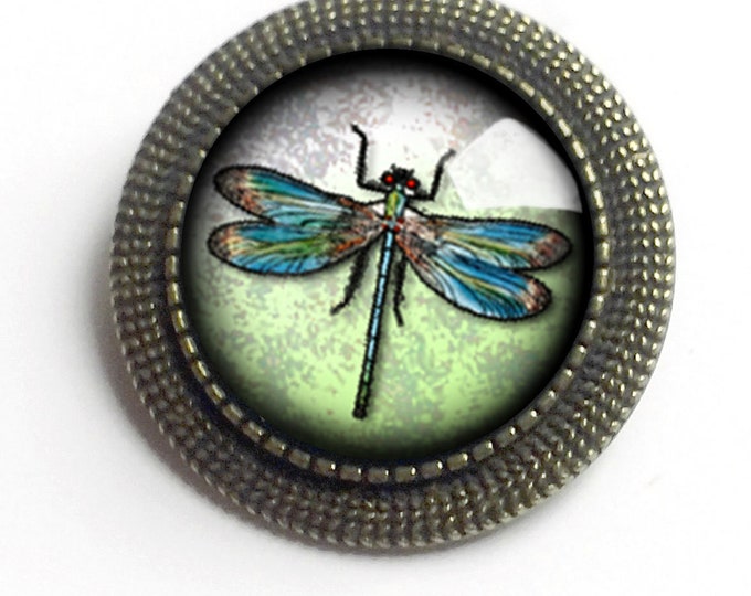 Dragonfly Vintage Inspired Pin Brooch