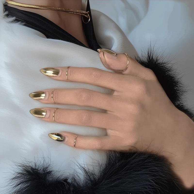 Fingertip Rings Fingernail Ring - Etsy