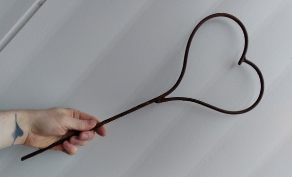 Decoration Garden ornament steel heart garden stake rusty art garden