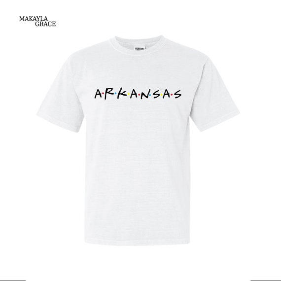 Arkansas Friends Tv Show Shirt Comfort Colors Crew Neck Short Etsy