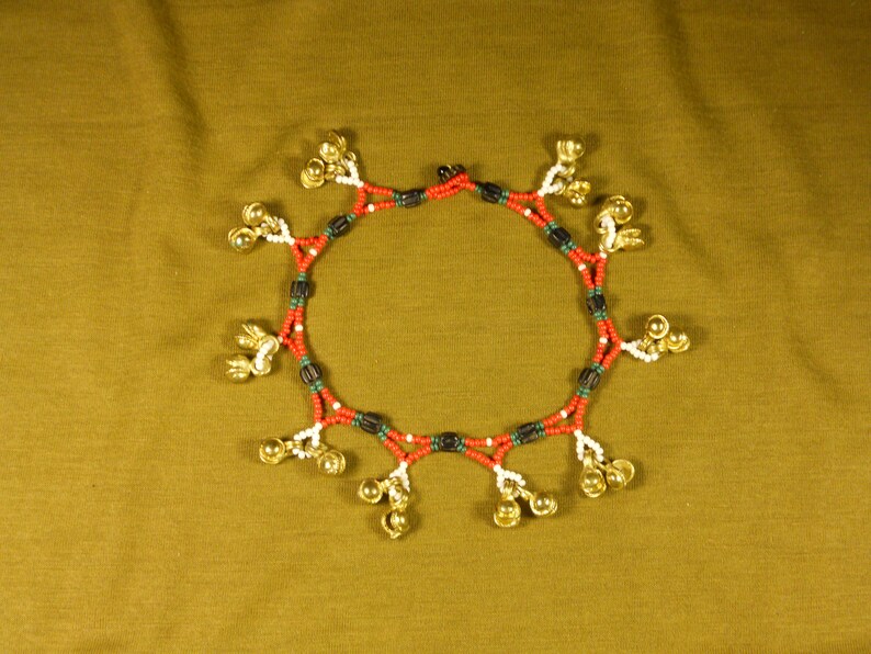 India bell anklet unique anklet seed bead anklet bead anklet dancing anklet festive anklet Anklet colorful anklet for her