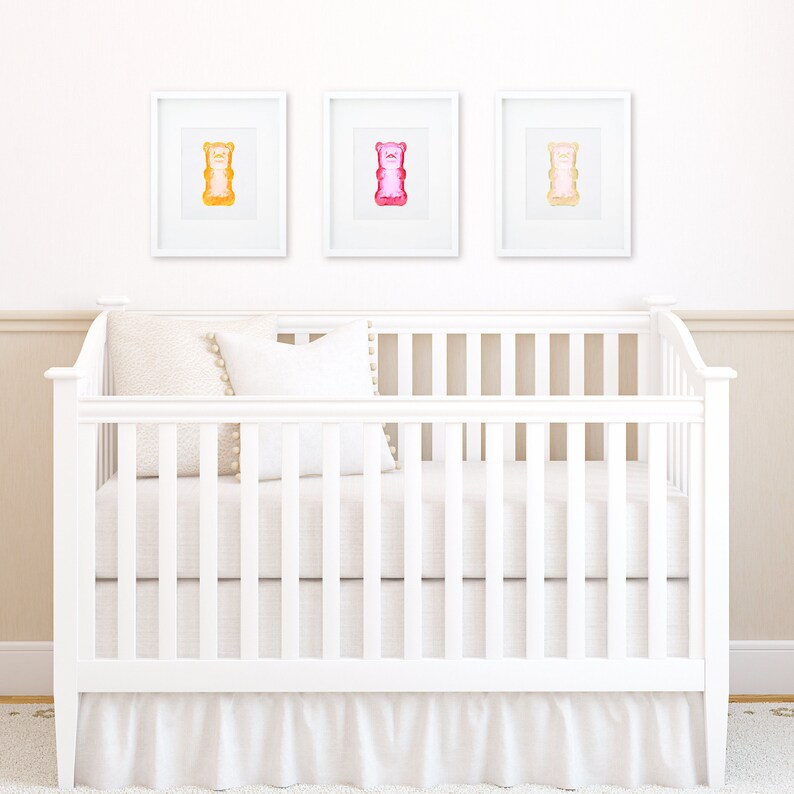 Orange Nursery Art Orange Nursery Decor Colorful Kid Art Etsy