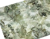 Watercolor Leaf Waterbirch SAGE by Katrinka for Free Spirit, Fabric by the yard, Fat Quarter, Quilting Fabric, Apparel Fabric, 100 Cotton