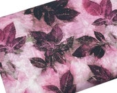 Watercolor Leaf Birch BLACKBERRY by Katrinka for Free Spirit, Fabric by the yard, Fat Quarter, Quilting Apparel Fabric, 100 Cotton